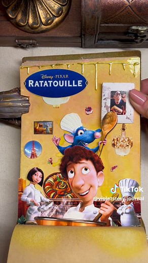 Create Your Own Scrapbooking Style with Disney and Ratatouille #JournalWithMe