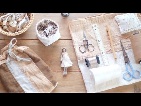 FABRIC GRAFTING (Curtains, Simple 2-Layer Bag & Mini Doll) | DinLife