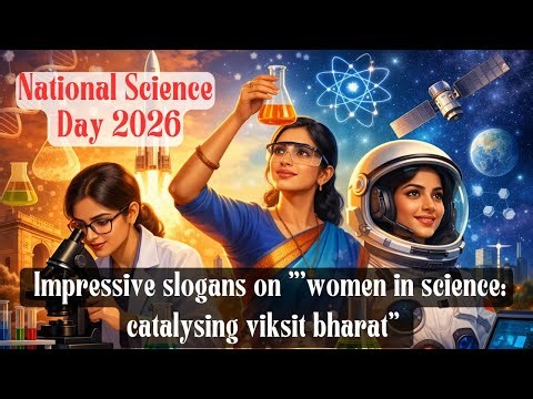 Best Slogans on Women in Science: Catalysing Viksit Bharat |Slogans on National Science Day 2026