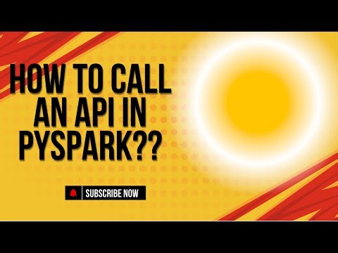 How to call an api in pyspark??