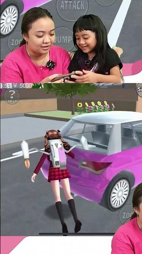 SAMANTHA BELAJAR NAIK MOBIL DI SAKURA MAU NABRAK #viral #trending #shorts #shortvideo