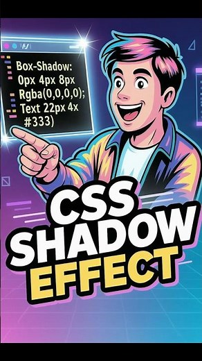 CSS Shadow Effects Explained | Box-Shadow & Text-Shadow Tutorial | Web Suraj | #coding #shorts