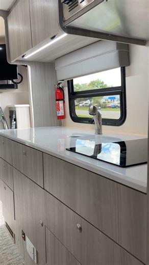 At Coach House, we’ve always believed the details make the difference — and stepping inside the Platinum IV 272 proves it. From the sleek Grey Elm cabinetry and European-style design to the refined overhead lighting, every element is built with precision and care. As a family-owned company with over 40 years of experience, we take pride in crafting motorhomes that reflect American craftsmanship and lasting quality. The Platinum IV 272 isn’t just an RV — it’s a testament to the values that define