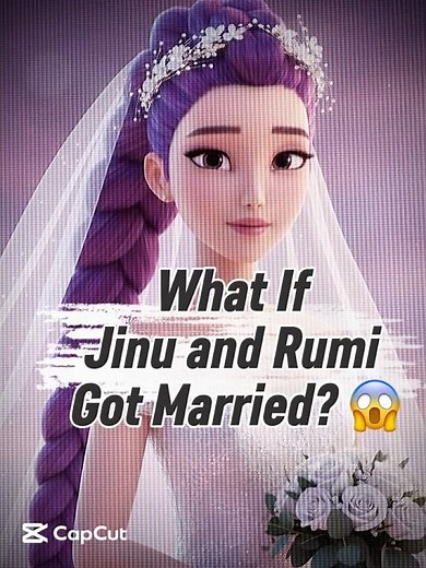 Rumi and Jinu got married 😱… what if?!😭 #shorts
