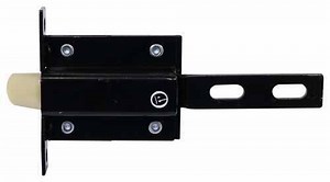 Fleetwood Style Compartment Door Trigger Latch - 2" - Black JR Products RV Door Parts 37210935
