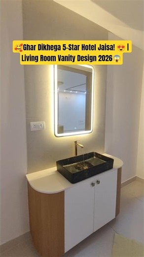 Modern Living Room Vanity Design 2026 😍 | Luxury Living Room Makeover Ideas
