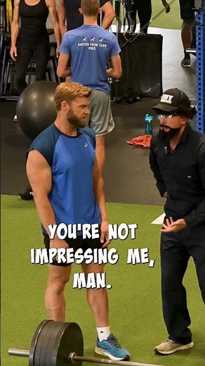 He wasn't impressed. #gym #prank #fail