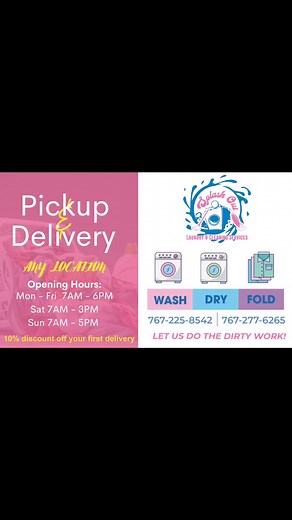 Splash Out Laundry Service on Reels