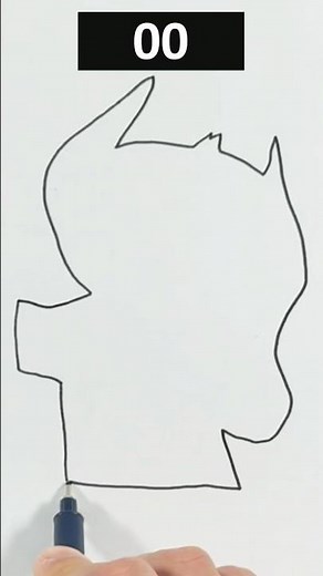 Who? Drawing Stitch from the outline! #drawing