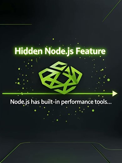 Hidden Node.js Feature That Finds Performance Bugs #shorts #coding