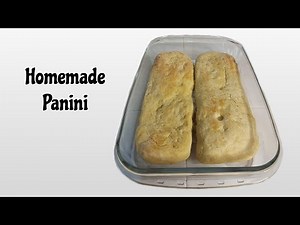 Easy Panini Bread Recipe / How to make panini bread at home