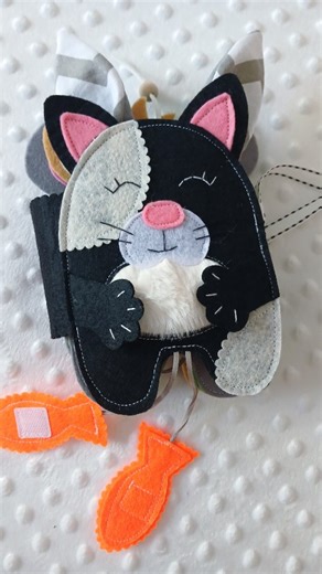 The Learning Toy Box on Instagram: "Pet animals Busy Book This fun interactive book includes 6 pet animals with various sensory and fine motor skills activities. Different textures like textured glitter felt, faux fur, reversible sequin. Basic fine motor skills, pulling silicone beads, moving buttons under a tulle layer, moving arms and tails and feeding animals. Look out online for a Farm Animal version with a Safari Animals book coming later in the week."