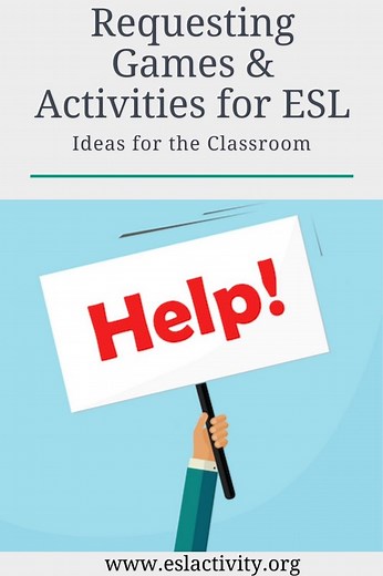 Asking for Help Activities for ESL | ESOL Help Games