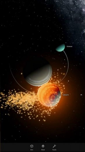 Smashing all 4 Gas & Ice Giants #universesandbox