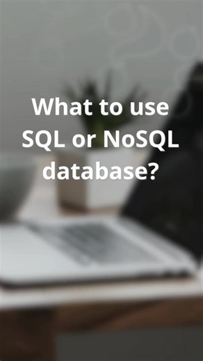 Jigar Shah on Instagram: "▶️ The choice between SQL (relational) and NoSQL (non-relational) databases depends entirely on your specific use case, data structure, scalability requirements, and consistency needs. They are designed for different purposes. ℹ️ Here is a breakdown of when to choose one over the other: ☑️ Use SQL Databases When: ✔️ You need strong data integrity and consistency (ACID compliance) ✔️ Your data has a structured, predefined schema ✔️ You require complex queries and reporti