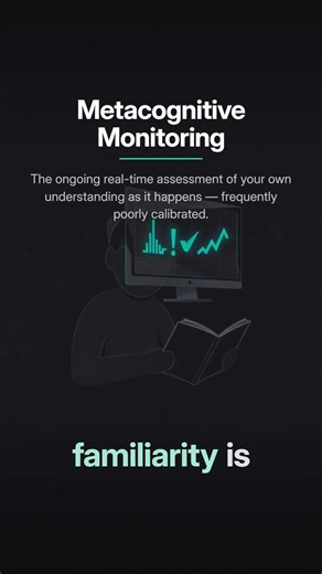 Metacognitive Monitoring: Your Internal Comprehension Meter Lies