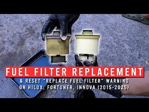 How to Replace the Diesel Fuel Filter on Toyota Hilux (2015-2025) | DIY with UAZAP