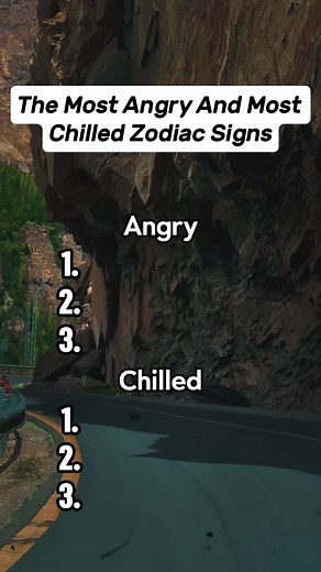 Top Three Most Angry and Chilled Zodiac Signs