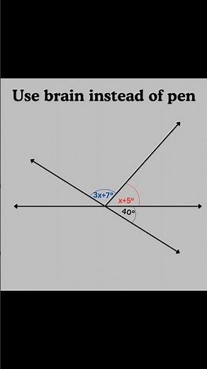 Basic mathematics Triangle problem algebra tricky problem #mathteacher #mathlover #mathfun #algebra
