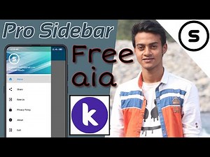 How to create Professional Sidebar in Kodular | Kodular Side Menu Layout | Part 1 |
