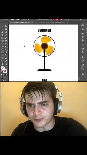 Illustrator 2026 Polar Grid Tool ⚡ Create Fan Design FAST #shorts #trending #viral