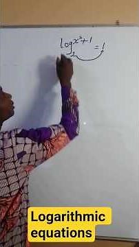 How to Solve Equations with Logarithms Fast 🔥 | Step-by-Step Logarithm Tricks #logarithm #algebra