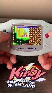Game Boy Advance - Kirby Nightmare in Dream Land #nintendo #kirby #gba #gameboy #switch #dreamland