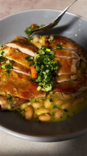 Delicious Cannelloni Beans with Chicken Recipe