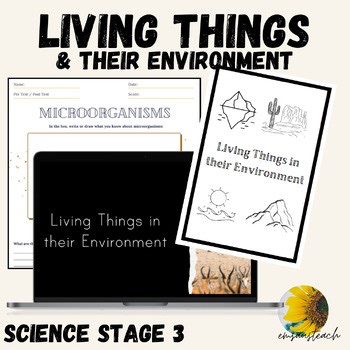 Stage 3 Science Program Pack: Living Things PowerPoint, Worksheets & Assessment