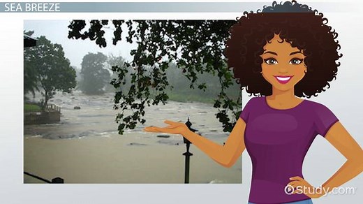 How Differential Heating of Land & Water Impacts Wind & Storms