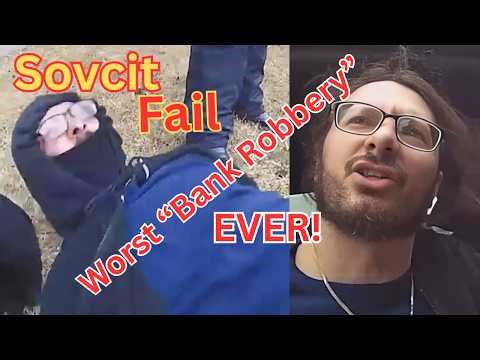 Pathetic Sovereign Citizen Attempts the Worst "Bank Robbery" Ever – Fails Miserably Raw Bodycam