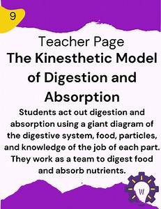 Digestion! Acting It Out  MS NGSS Aligned (Also part of the Digestion Unit)