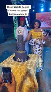 Beautiful Regina Daniel and her handsome husband on his 82 years birthday | We are blessed