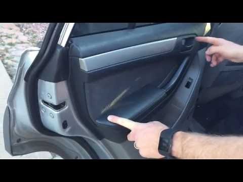 Remove Rear Door Panel Toyota 4Runner 2003-2009