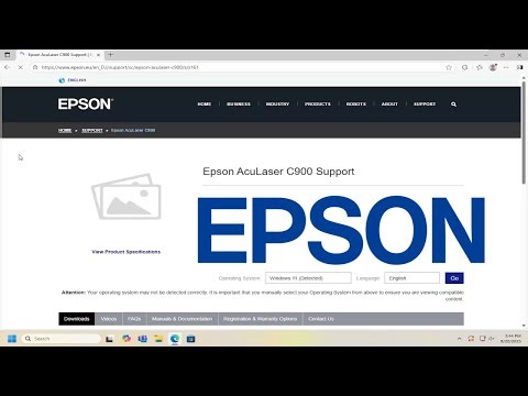 How To Install and Setup Epson AcuLaser C900 Printer [Guide]