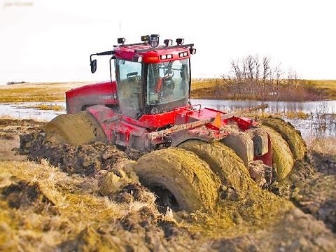 Tractors Stuck in mud COMPILATION 2016
