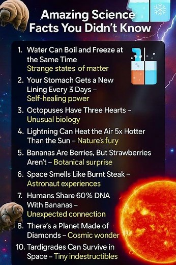 Mind-Blowing Science Facts That Will Shock You 😱 #science #facts #shorts #knowledge #wonderful