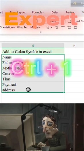 Excel Expert Trick | Add Colons Automatically in Excel | Office Excel Pro