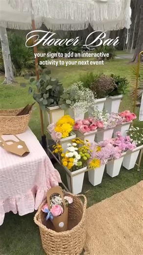 Blushing Petals | Mobile Flower Bar | Planning a birthday, baby shower, bridal shower, wedding, grand opening, or corporate event? Whatever you’re celebrating, our flower bar... | Instagram