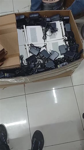 Xpon Routers packaging before dispatch. 🚚 N/B: Our delivery agents will always contact you when they get to the required destinations. #ISP #Internet #Networkingwithwifi #Internet #hotspot #fiber #WiFi #fyp #trending #kenyantiktok🇰🇪 #ugandatiktok #tanzaniatiktok @GEN-X NETWORKS @🌐Lexi Smart Home Uganda🌐 @4K Net @WiFi Mtaani @Faiba Tech @WEMATECH HOME INTERNET @summerbyte @TECH GURU SOLUTIONS @FLANK FIBER SPLICING TEAM @i s p @kelly @kwiqsurf Network Solutions Ltd @LNB GAMING ZONE NANYUKI @M