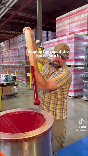 wine wax sealing procedure