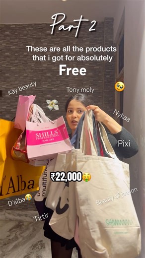 Unboxing the "FREE PRODUCTS" i got🥹💸 #unboxing #freebies #haul #trending #ytshorts #viral #free