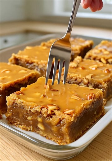 Trisha Yearwood’s Butterscotch Bars A simple, from-scratch bar cookie with rich brown-sugar butterscotch flavor. This version from deesviral is perfect for home cooking and bakes up chewy in the center with lightly crisp edges—ideal for bake sales, lunchboxes, or a quick dessert. Ingredients ½ cup (1 stick) unsalted butter, melted 1 cup packed light brown sugar 1 large egg (room temperature) 1 teaspoon vanilla extract 1 cup all-purpose flour Reacipe in First Coʍmеոτ #fblifestyle | Healthy Girl E
