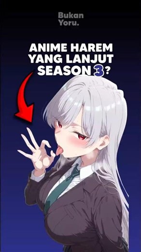An anime that is not clear, but I like it...🗿#anime #animeindo #100girlfriend #hyakano