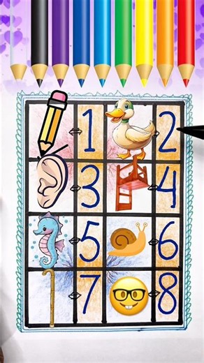 The easiest way to calculate is by using a simulation.🌈😊#learn12345 678 #educations #kidsvideo