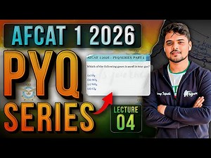 AFCAT 1 2026 Static GK . AFCAT GK PYQ Series Lecture 4.