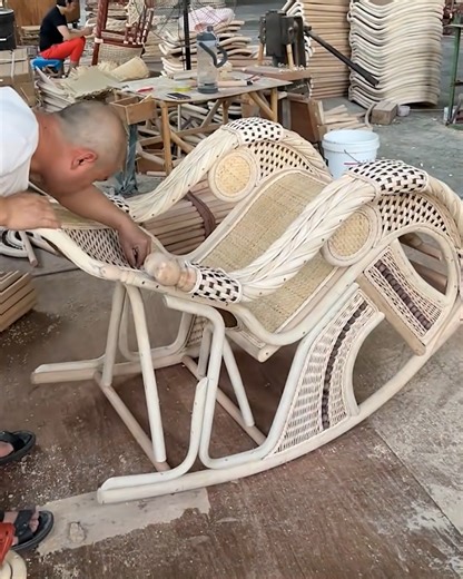 Making a wooden rocking chair! | Creative Bee