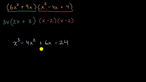 Factoring higher degree polynomials