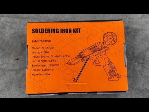 A $30 Soldering Gun That Feeds Itself? | Newacalox Auto-Feed Review #new #newproduct #diy