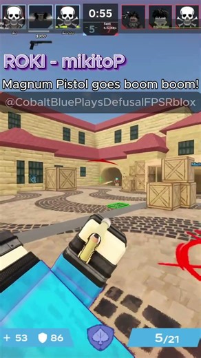 Deagle's fun!!! #roblox #gaming #defusal #fps #edit #clip #shorts #gameplay #music #capcut